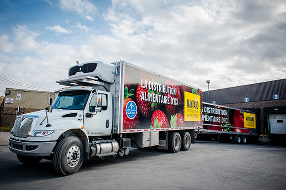Flotte de camions | Groupe Mayrand Alimentation
